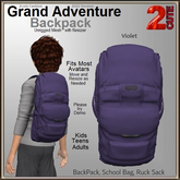 Grand Adventure Backpack [2cute] Violet