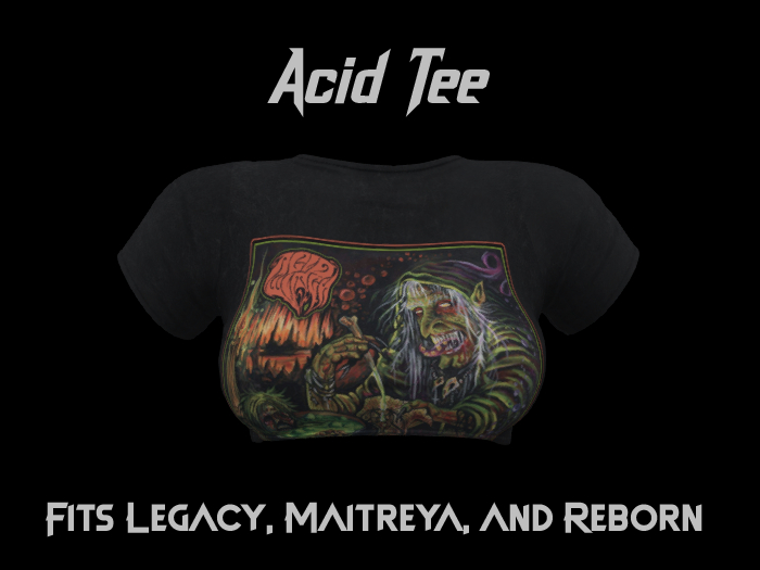 Morass. Acid Tee - Witch - Legacy, Maitreya, Reborn