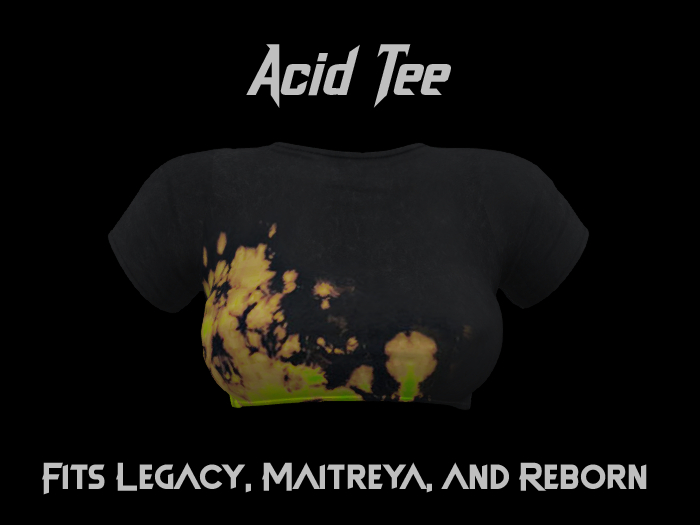 Morass. Acid Tee - Green - Legacy, Maitreya, Reborn