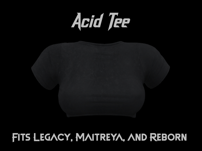 Morass. Acid Tee - Black - Legacy, Maitreya, Reborn