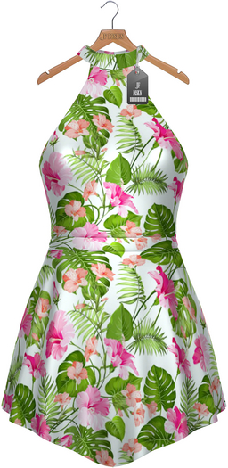 JF Design - Hazel Dress - Pink Flowered