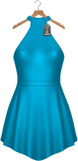 JF Design - Hazel Dress - Spotted Blue