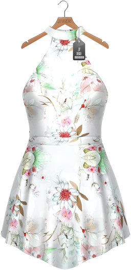 JF Design - Hazel Dress - White Flowered