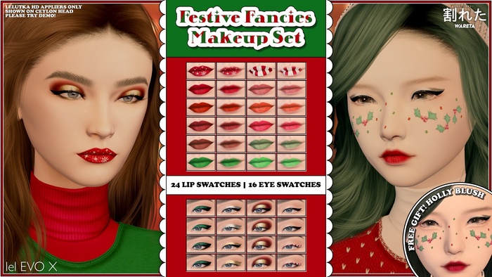 .WARETA. Festive Fancies Set - Lips (Add Me!)