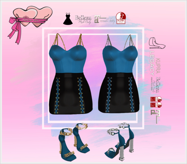 .Princess Stuff. [In Chains Outfit] Teal Blue_add