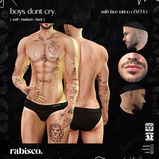 // rabisco. - boys dont cry. tattoo.