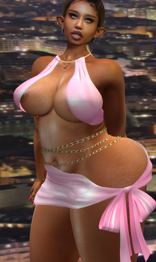 FAYE WRAP DRESS PINK