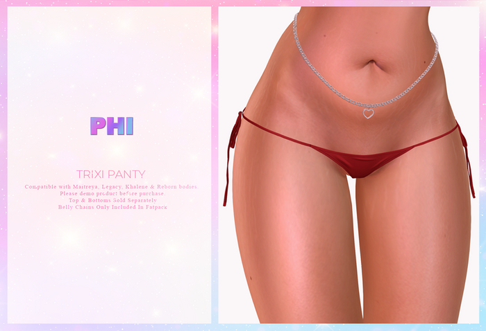 *PHI* TRIXI PANTY RED