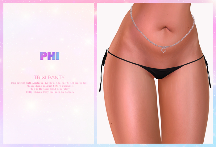 *PHI* TRIXI PANTY BLK