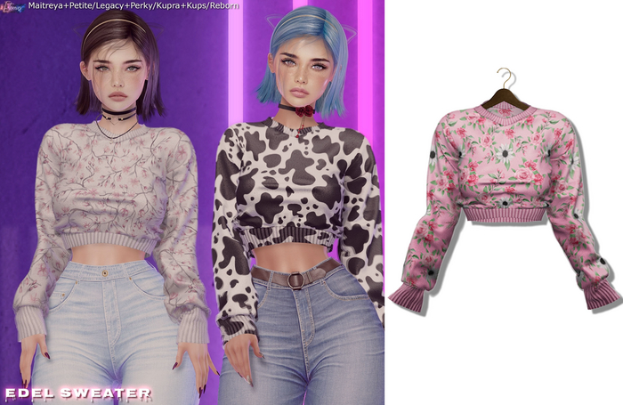 [Eternus] Edel Sweater Flowers