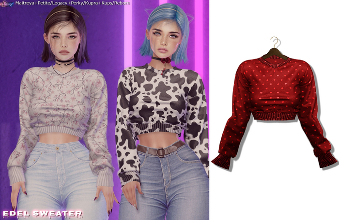 [Eternus] Edel Sweater Red