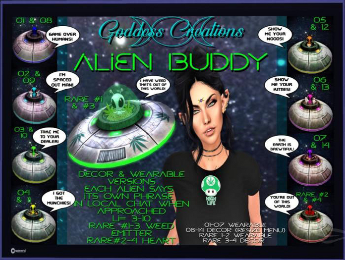 12 )O( GC: Alien Buddy-Show me your noods!-Decor #12