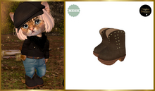 *DB* DINKIES CITY COWBOY BOOTS* tan