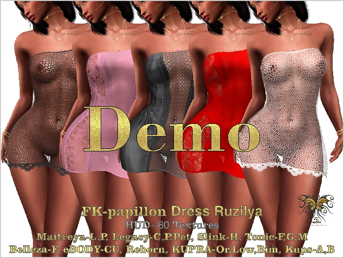 FK papillon Dress Ruzilya Demo