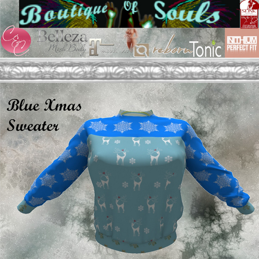 B.O.S. Blue Xmas Sweater HUD (Add to Open)