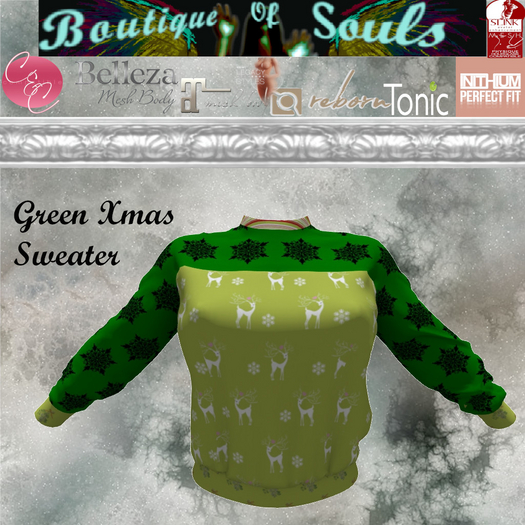 B.O.S. Green Xmas Sweater HUD (Add to Open)