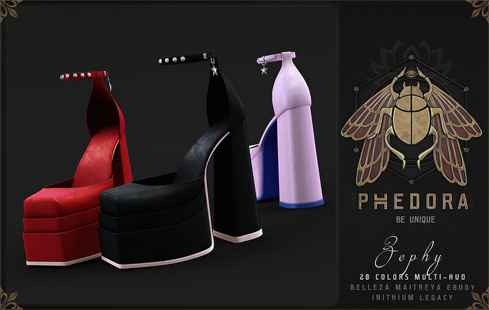 Phedora ~ Zephy Platforms ~ 20 Colors Fatpack {ADD ME}