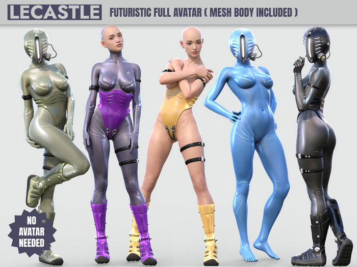 [LECASTLE] Futuristic Full Avatar *DEMO*