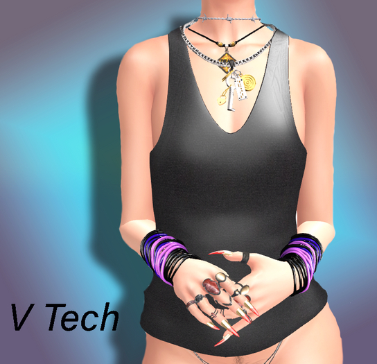 Tank Top Black - V Tech