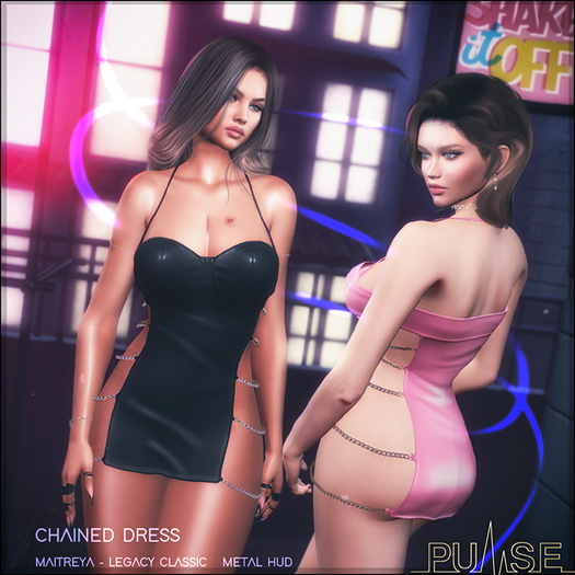 -PULSE- Chained Dress / FATPACK