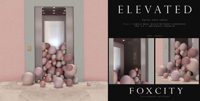 FOXCITY. Photo Booth - Pastel Love - Elevated