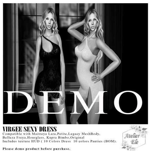 * DEMO * {AE}  VIRGEE SEXY DRESS