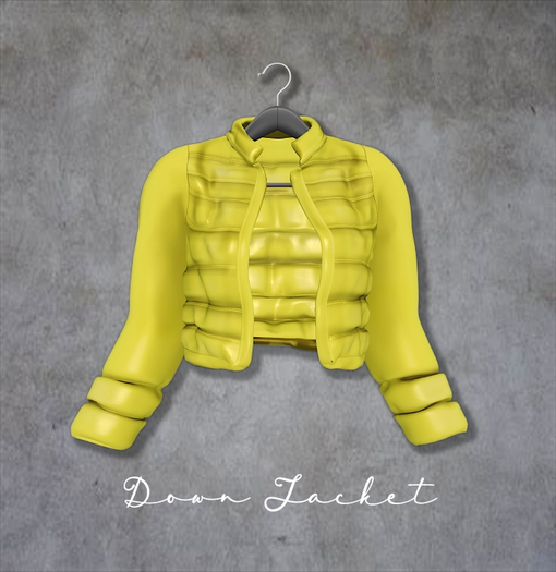 :KOYUKI: Rebirth - Down Jacket - Yellow
