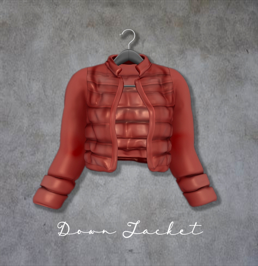 :KOYUKI: Rebirth - Down Jacket - Red