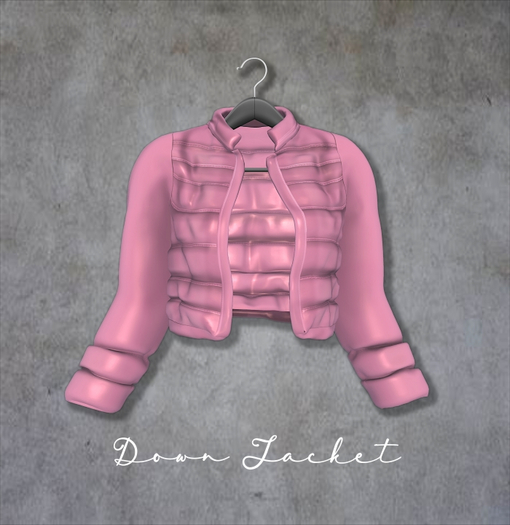 :KOYUKI: Rebirth - Down Jacket - Pink