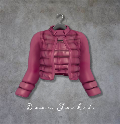 :KOYUKI: Rebirth - Down Jacket - Fusha