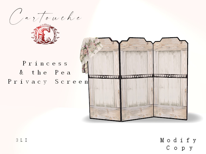 !C! Princess & the Pea Privacy Screen