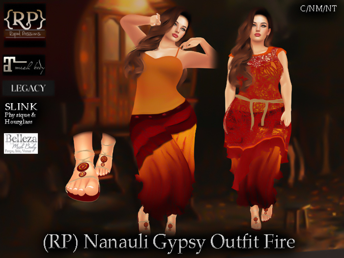 (RP) Nanauli Gypsy Outfit Fire