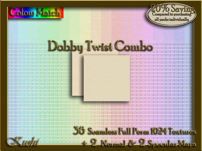 Dobby Twist Combo Seamless Texture Set