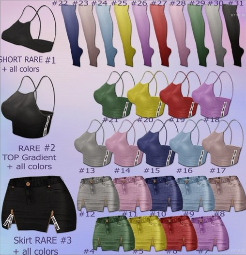 3. AURORA Tara Skirt RARE