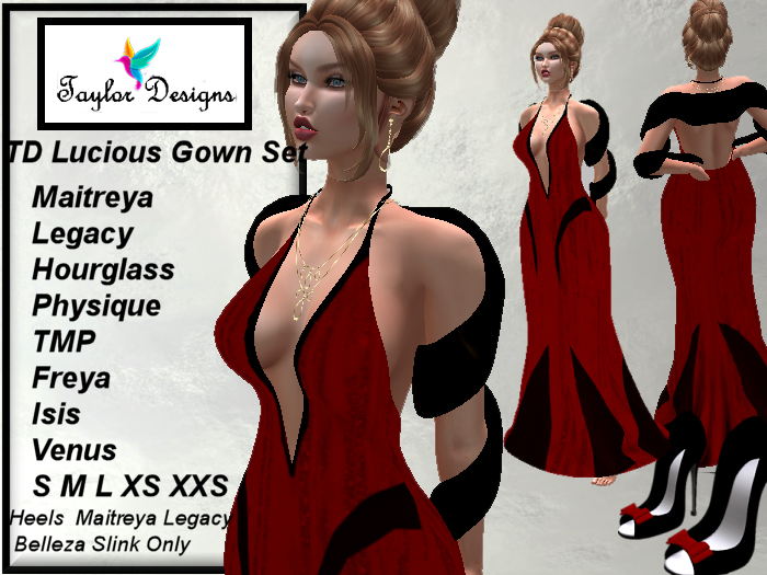TD Luscious  Gown Set