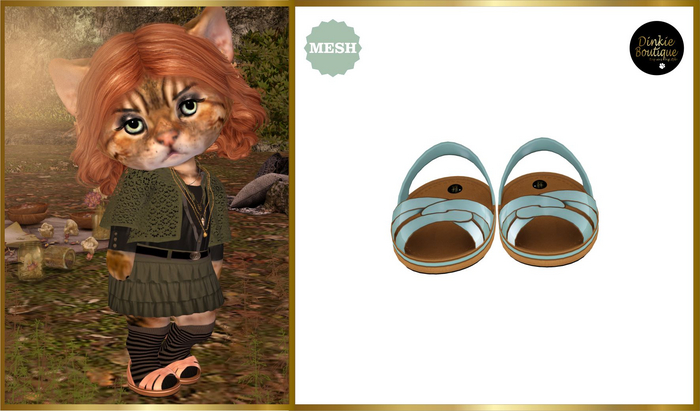 *DB* DINKIES AMY SANDALS* sea