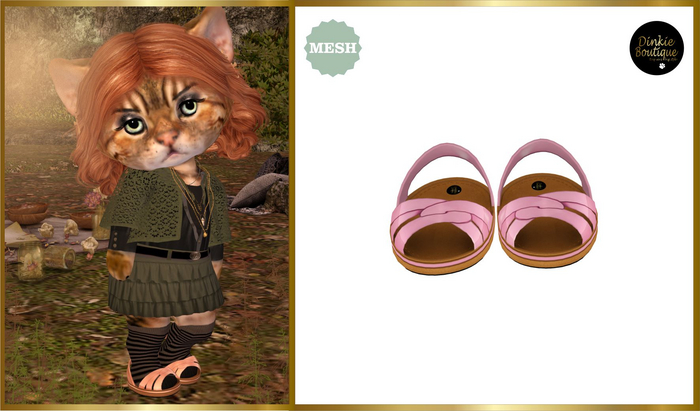 *DB* DINKIES AMY SANDALS* pink