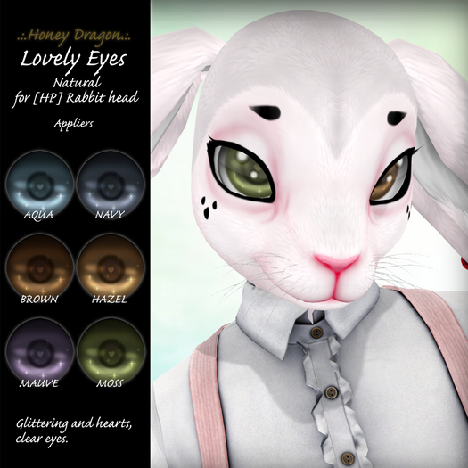 .:.H/D.:. Lovely Eye-Natural for [HP] rabbit head
