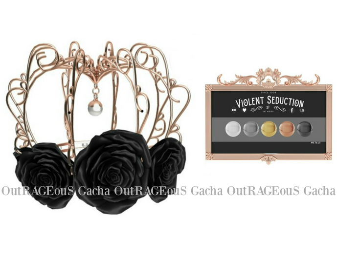 Violent Seduction - Madame Rosier Crown - Black