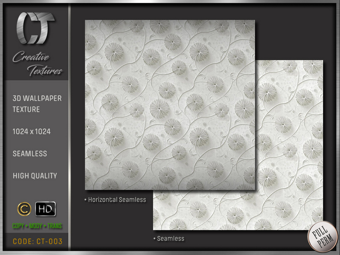 WALLPAPER TEXTURE 3D CT-003