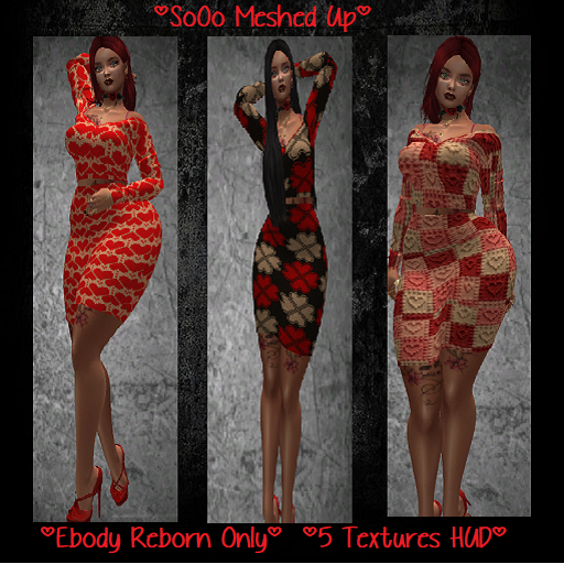 SMU::: VALENTINE'S TOP & SKIRT REBORN