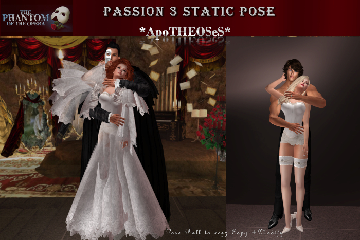  Phantom of Opera ~ Couple Passion pose #3