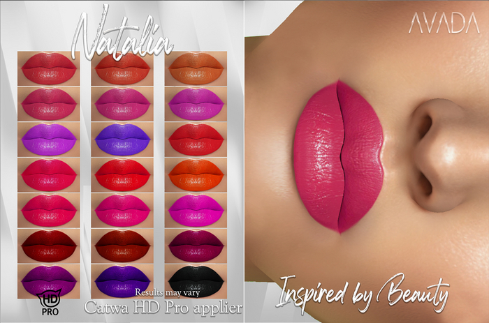Avada~ Natalia Lipstick - Catwa HD Pro