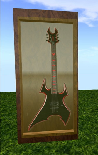 guitar framed  2
