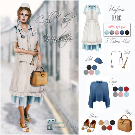 Belle Epoque { Call The Midwife } Bag Red (Box)