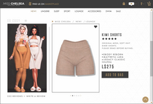 .miss chelsea. Kimi Shorts Nude