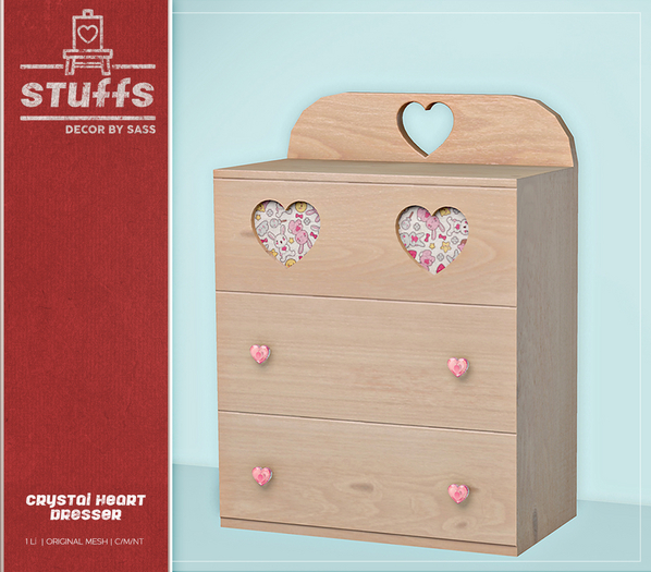♥ stuffs [crystal heart dresser] ♥