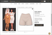 .miss chelsea. Kimi Shorts Creme