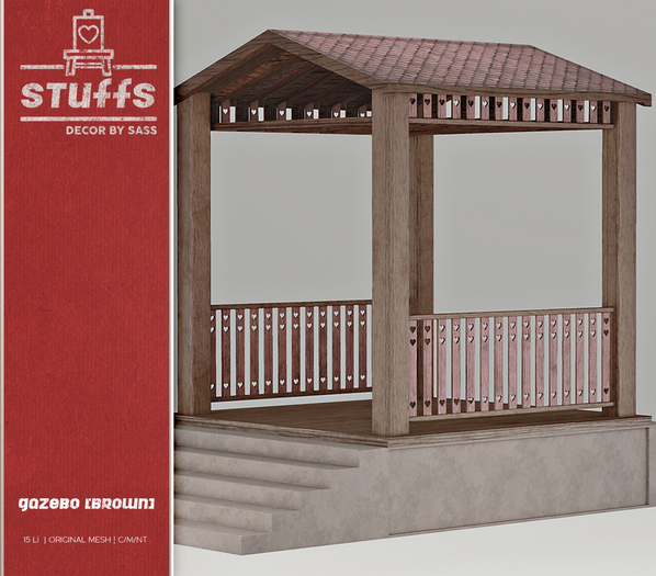 ♥ stuffs [gazebo] brown ♥