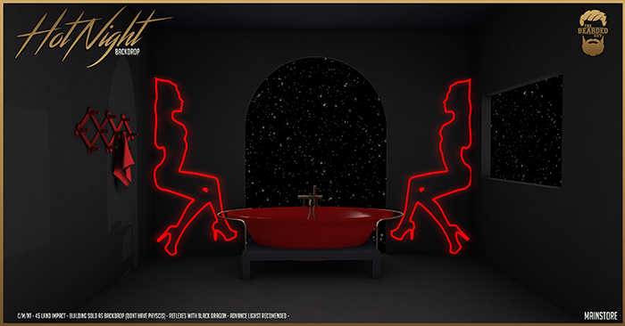 Hot Night Backdrop - The Bearded Guy